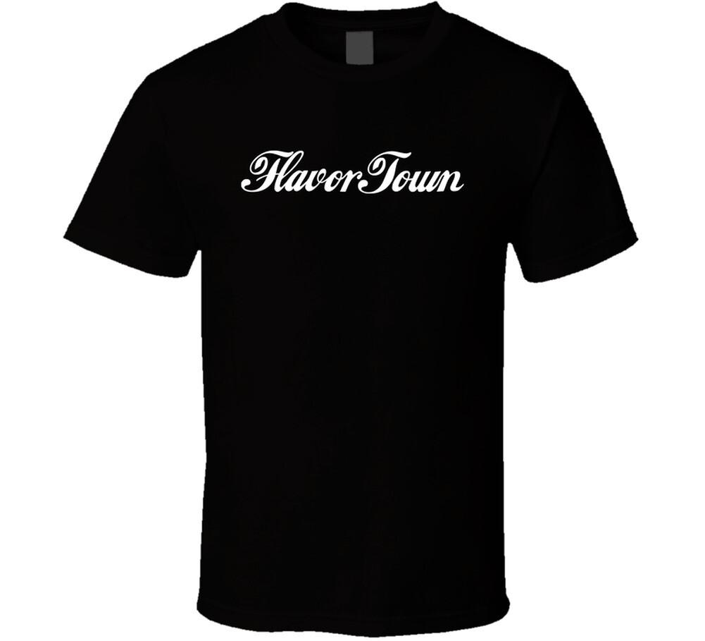 Flavortown Logo Parody Guy Fieri Cooking Chef Food Show Host T Shirt Mens Womens Tees Top S
