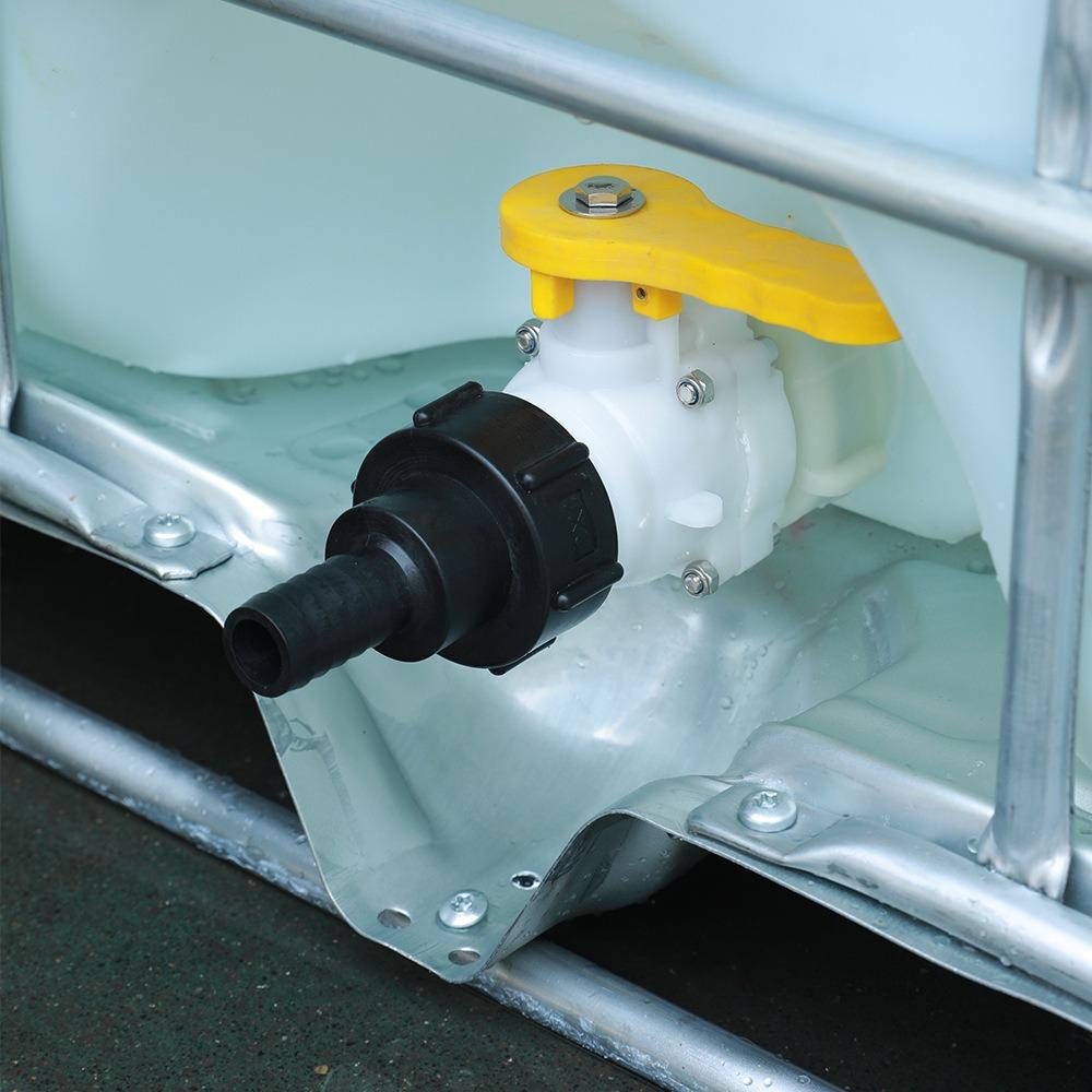 1000L IBC Tankadapter 60mm Grobgewinde Hahnanschluss Wassertankanschluss Für Hausgarten Wasserablaufverbindungen 1 Stück