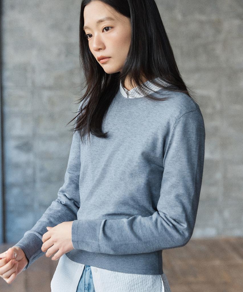 MIXXO [Essential] Round Neck Pullover_Miwkag320T