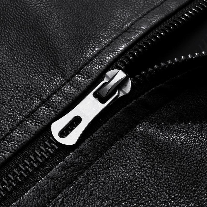 Mens Plus Size PU Leather Jacket Casual Business Style Loose Fit Warm Outerwear Daily Wear