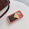 High End Business Sle For MagSafe Magnetic Leather Card Holder For iPhone 17 Pro Max With Logo Exquisite Retro Pattern Women Men Universal ID Bank Bus