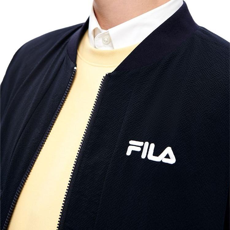 Fila Jackets Men's Legend Blue Baseball Collar Moderate Other F11M238706F-NV