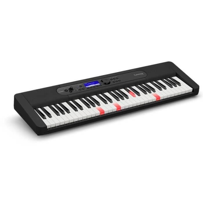 Clavier à touches lumineuses - casio - lk-s450 - synthétiseur digital - 61 touches - 5w rms