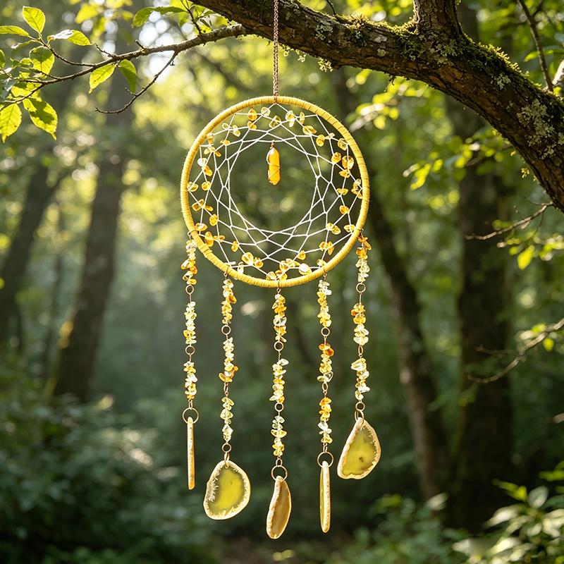 Natürlicher 7-Chakra Lebensbaum Edelstein Heilung Rohe Kristallsteine Wand Fenster Auto Hängendes Ornament für Yoga