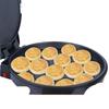 Commercial Double-Sided Electric Griddle for Pancakes and Crepes, Large Diameter, High Power