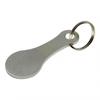 Decorative Stainless Steel Keychain Coin Holder Shopping Trolley Token DIY Shopping Cart Tokens