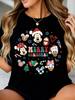 Disney Funny Mickey Christmass T-Shirt Unisex