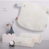 Bebamour Baby Carrier Drool Cover and Drool Pad Set Belt Sucking Pad for Baby Carriers (3-Piece Set) - Pad, 100% Cotton, (White)