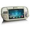 EU Stock Erisin ES8905FW 7" Android 13.0 GPS Multimedia 4G Wireless CarPlay Auto Radio for Fiat 500 500C 500S Car for Dvd
