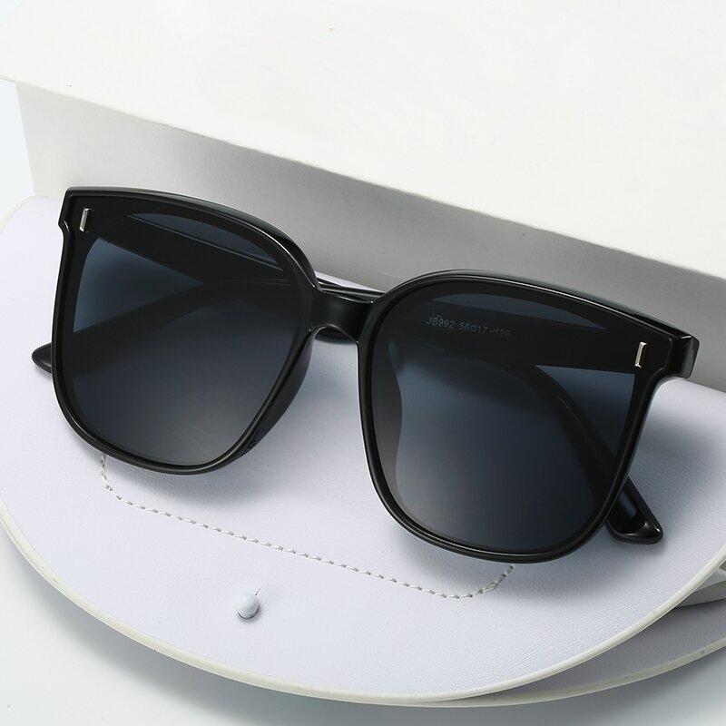 Metal Hinge Tac Polarized Gm Sunglasses Women'S High-End Feeling Driving Sun Protection Uv Protection Big Face Thin Moisture