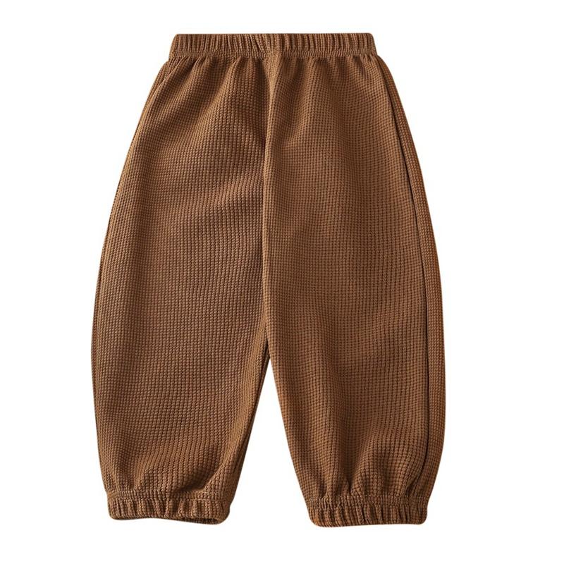2-9 Years Kids Solid Color Casual Pants