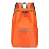 Portable Large Capacity Business Backpack Reflective Solid Color Travel Backpack Waterproof Nylon Student Schoolbag Women