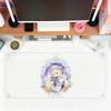Anime Nicole Mauspads Groß Rutschfest Gaming Schreibtischmatte Laptop Tastaturablage Büro PC Genshin Impact Gummi Schwarz