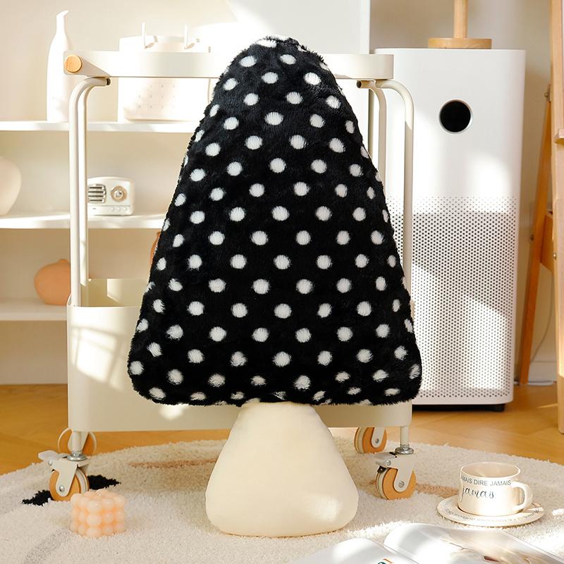 70X40Cm Kleurrijk Stippen Paddenstoel Zacht Pluche Kussen Speelgoed Schattig Bank Gooi Kussen Comfort Kussen Pop Huis Decoratie Kerst Kinderen Cadeau