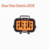 Automotive 8-Pin Connector Set: Male Plug 6195-0051 & Female Plug 6195-0054.