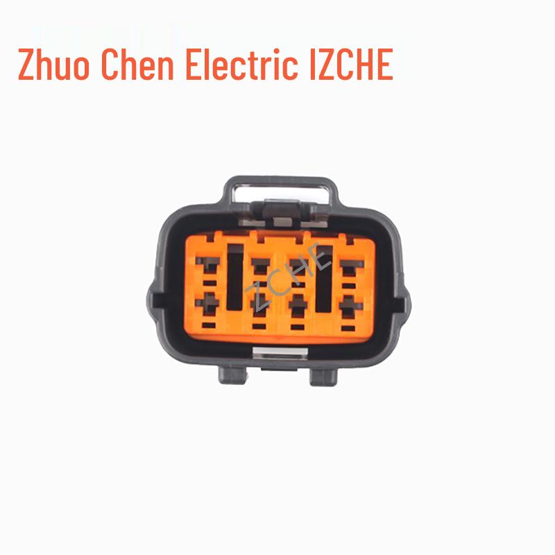 Automotive 8-Pin Connector Set: Male Plug 6195-0051 & Female Plug 6195-0054.