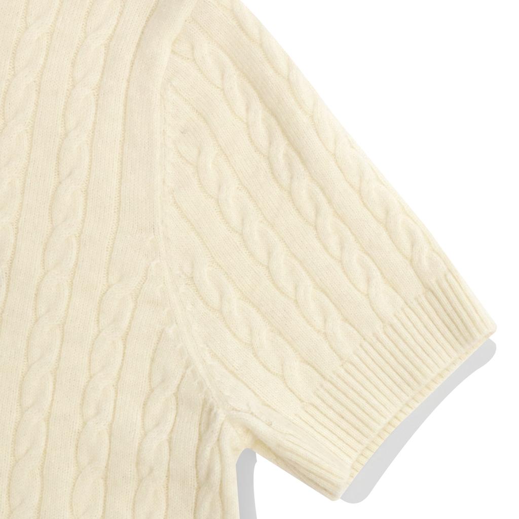FILLUMINATE (W) Cable Round Knit - Ivory
