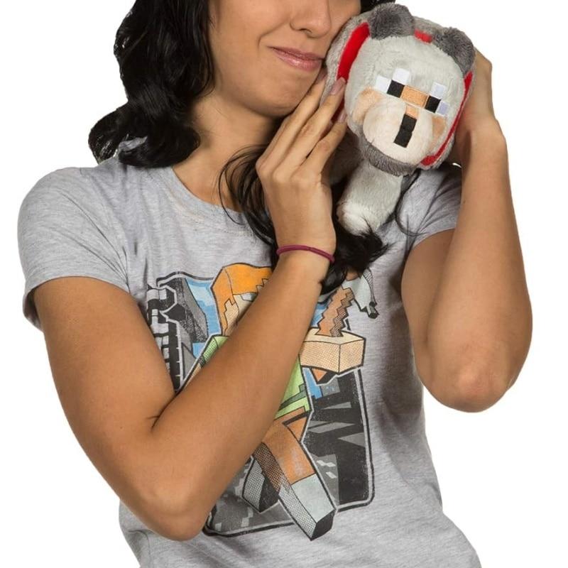 Minecraft Dog Plush Toy 35x22cm Multicolor Soft Cuddly Official Licensed Kids Companion