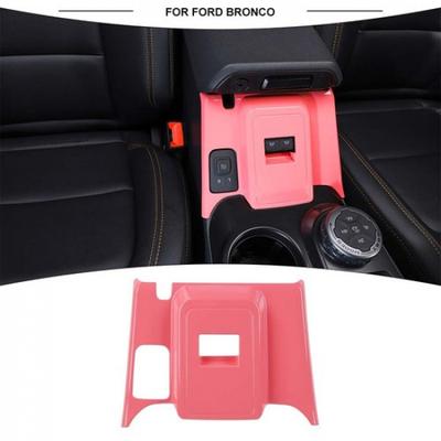 Center Window Lift Switch Panel Decor Cover Trim For Ford Bronco - Pink