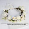 Korean Style Flower Crown Simulated Flower Bridal Wreaths Elegant Floral Headband  Children