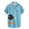 Summer men's casual short-sleeved shirt