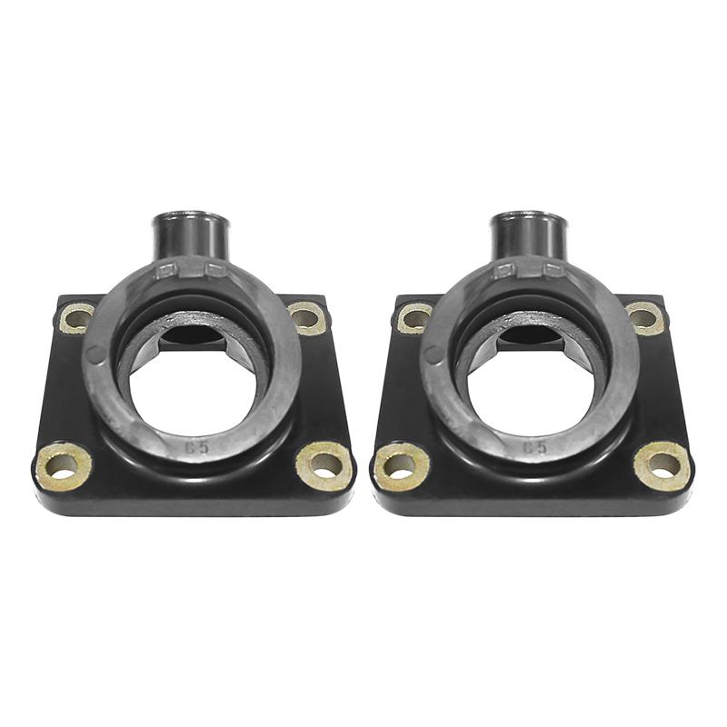 2 pcs Carburetor Intake Manifold Pipe Interface Adapter for Yamaha Banshee YFZ350 YFZ 350 88-06 RD350 RD 350LC 83-89 RZ350 84-85 2 pieces