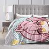 Süße Wuthering Waves Spiel-Kuscheldecke Weiche Neuheitsdecken Für Wohnzimmer Picknick Flanell-Tagesdecke Bettbezug