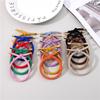 10Pcs Women Elastic Hair Rubber Bands High Quality Girls Hair Bands Hair Scrunchies Gold Plated Hair Accessories Hair Gum/Tie