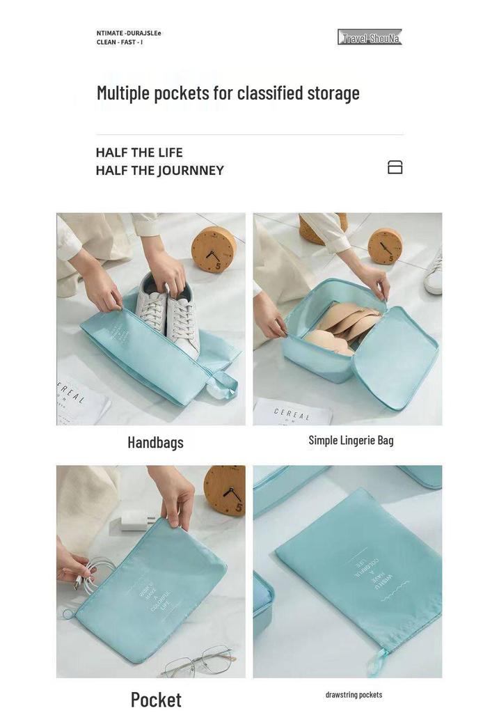 Travel Organizer Set: Separate Bags for Clothes and Underwear, Suitcase and Maternity Packing Solution.