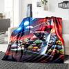 Dynamic Soccer Legend Blanket Soft Warm Cozy Suitable for Livingroom Seaside Bed All-Season Use Digital Print