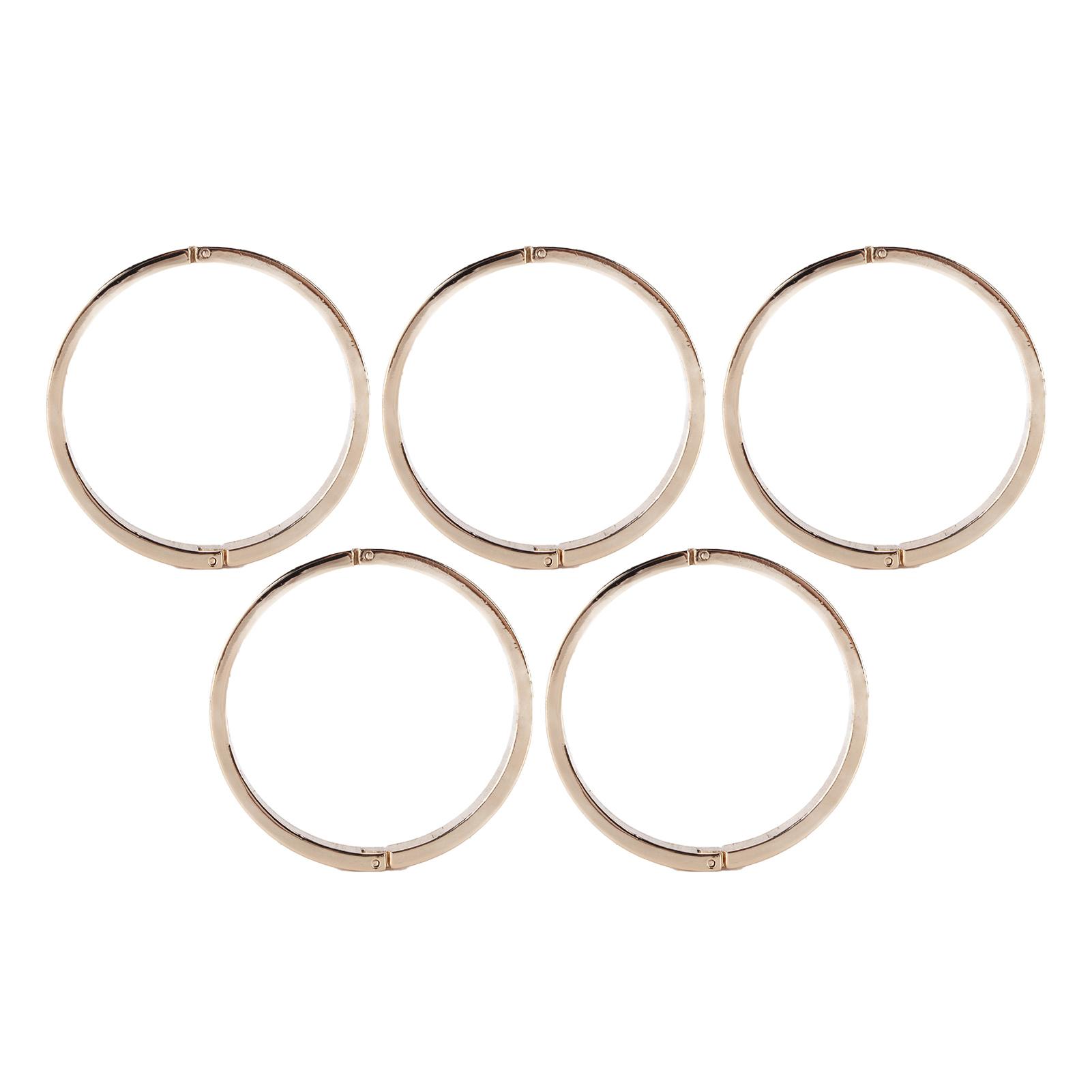 

5 шт. Круглый карабин из сплава, петля для связывания, сделай сам, пряжка, аксессуары для блокнота со спиралью, внешний