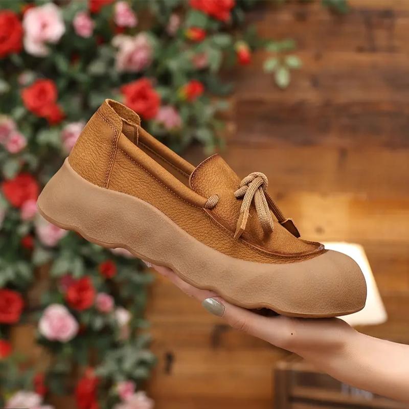 Women's Sneakers Flats Designer Shoes Casual Autumn Loafers Shoes  Fashion Sport Brand Shoes New Lace Up Retro Mujer