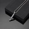 Hip-hop Whistle Necklace Titanium Stainless Steel Pendant for Men and Women Cool Disco Street Can Blow Sweater Chain.
