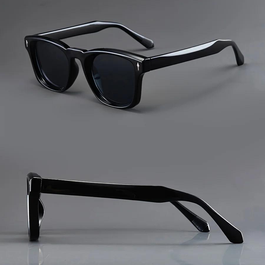 Retro Black Fashion Luxury Sunglasses New For Men Designer Famous Brand Square Sun Glasses Man Women Sunglass