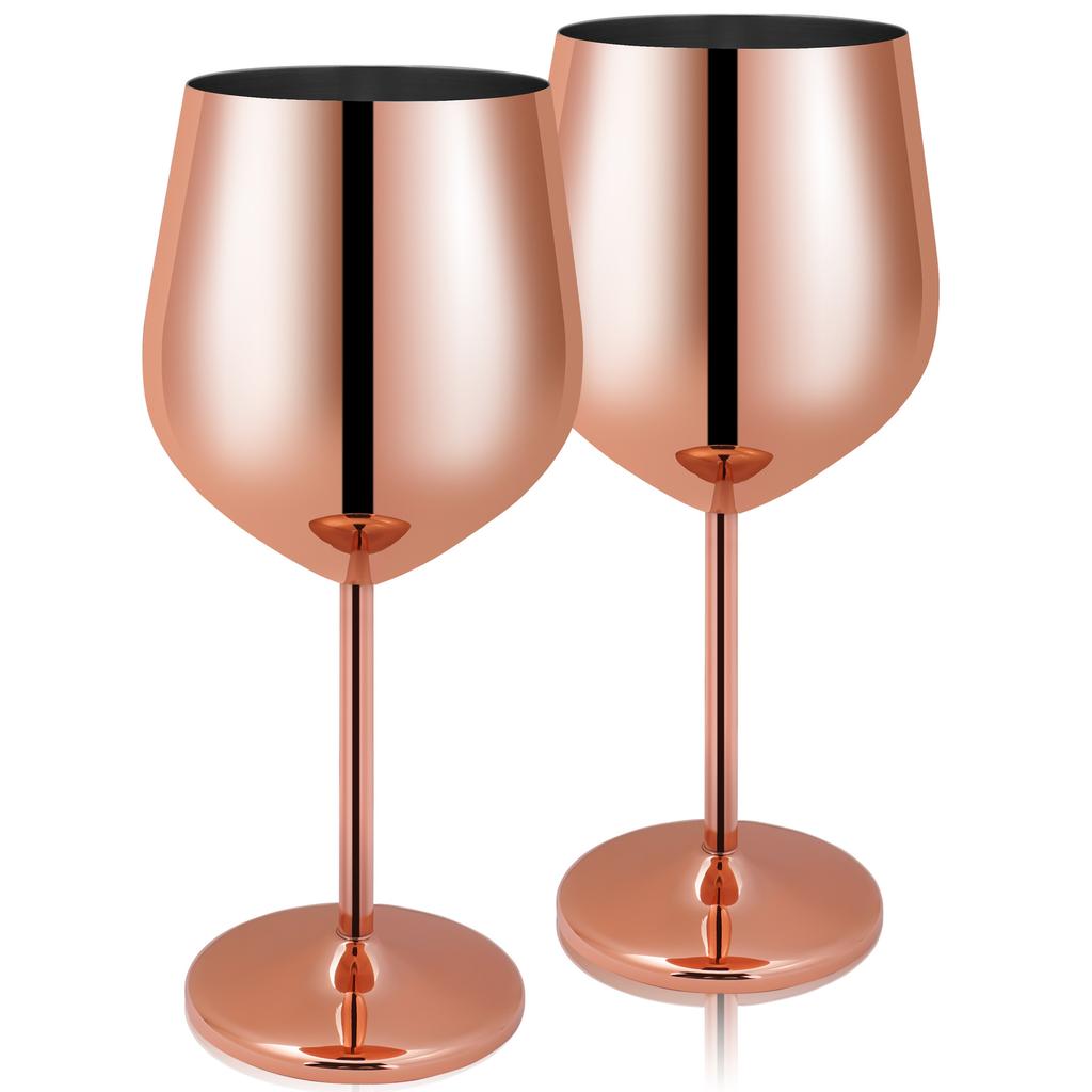 Wine Glass Highball Bar Stainless Steel Fashion Creative Sanding Process Durable Champagne Glass