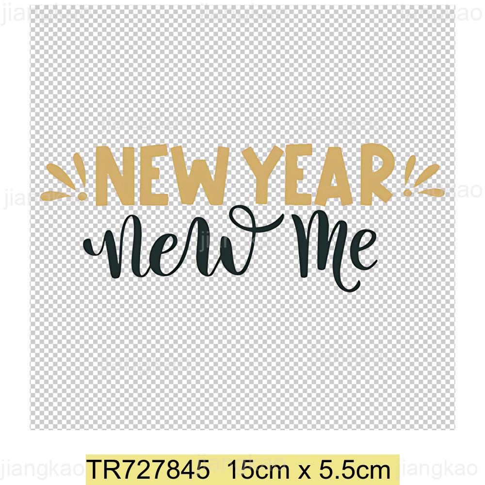 

2025 New Year Patch for Clothing Iron-On Transfers for T-Shirt DIY Sticker Hello 2025 New Year Patch Heat Transfer Sticker