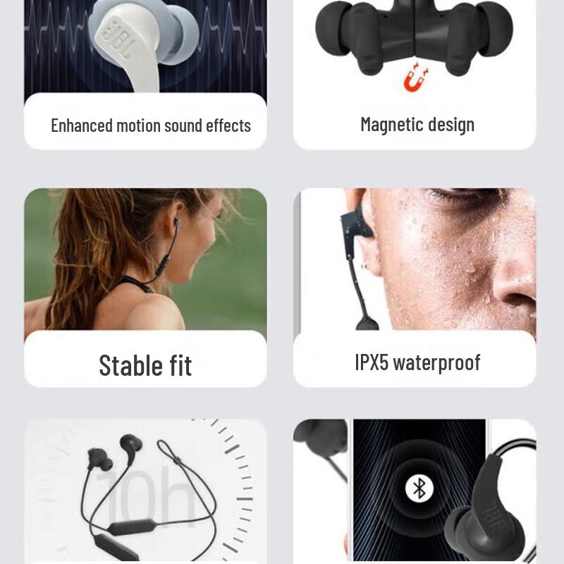 JBL Run BT2 Neckband Sport Wireless Earphones