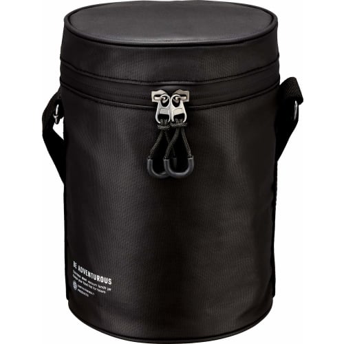 Peacock ARL-F18 B Stainless Steel Lunch Jar, Insulated, Black, 1.8L, with Dedicated Pouch