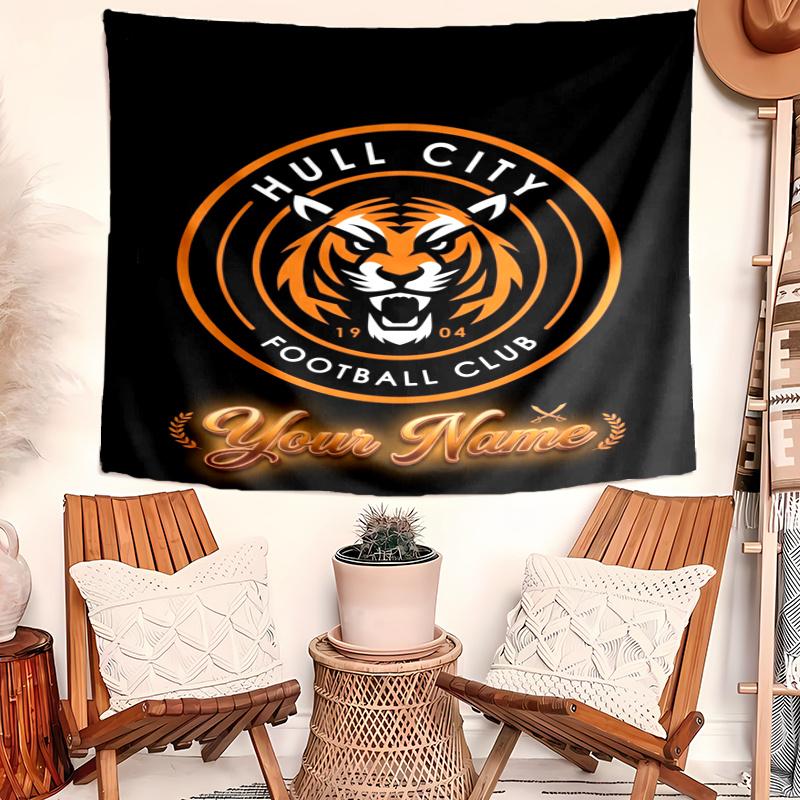 Personalized Name H-Hull Tapestry, Wall Hanging Tapestry, Pattern Tapestry for Dorm Bedroom Living Room Wall Art Photography Backdrop