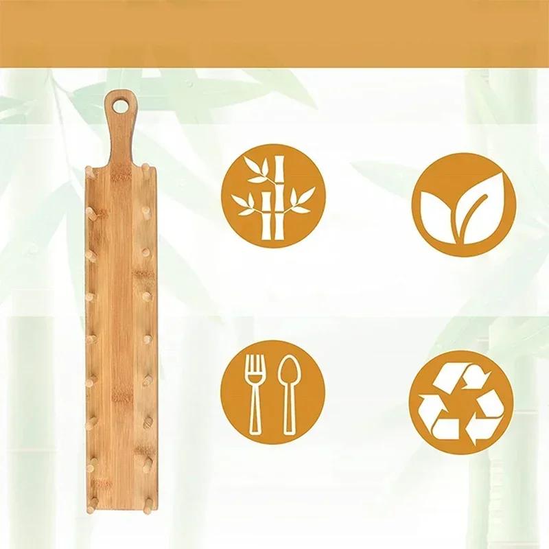 2025 Hot Bamboo Wooden Taco Holder Taco Display Stand Burrito Tortilla Plate Tray Food Holder Potato Chips Corn Roll Rack Bu