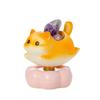 Rotating Kitten, Cute Cat, Content Cat, Smooth Crystal Raw Stone Home Decoration Piece, Cartoon Kitten, Office Desk Decoration Item