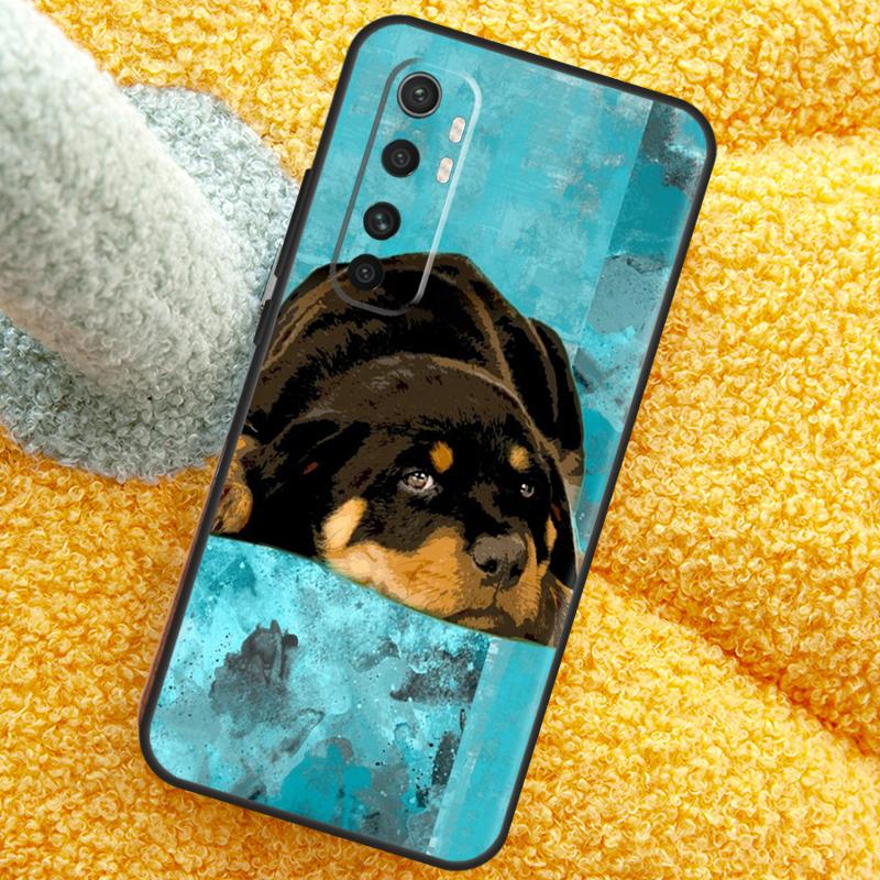 Cute Rottweiler Dog Case For Xiaomi 13T 14T 15T 14 15 Ultra 17 Pro Max Cover For POCO F8 F7 X7 Pro F5 F6 X5 X6