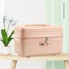 Large Capacity Waterproof Travel Cosmetic Bag, Portable Makeup Toiletry Organizer with Multiple Pockets for Women Hand Carry