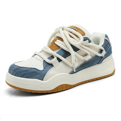 Fashion Vulcanized Sneakers For Men Trend Korea Student Shoes Men Casual Jogging Shoes Platform Men’s High Sneakers Street Style