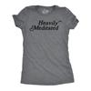 Womens Funny T Shirts Heavily Meditated Shirt Zen Graphic Tee for Ladies
