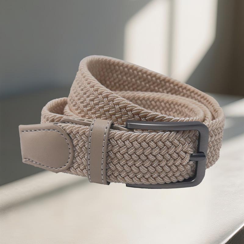 Unisex Elastic Pin Buckle Waist Belt - Versatile Fashion for Men & Women