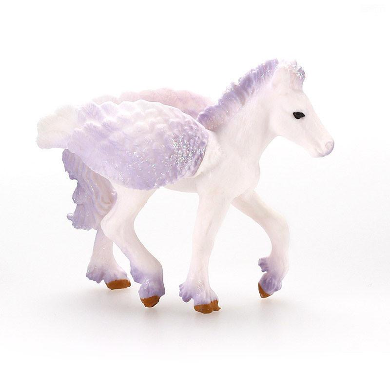Kolorowa Zabawka Jednorożec Symulacja Mini Model Zwierzęcia Jednorożce Latający Koń Figurka Model Dzikie Figurki Zabawki Edukacyjne dla Dzieci Figurka