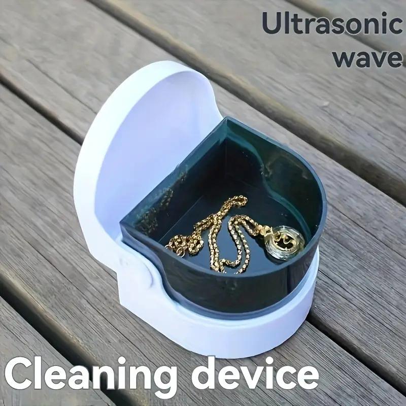 1Pcs Sonic Cordless Denture Cleaner Household Eyeglasses Jewelry Watch Denture Cleaning Machine