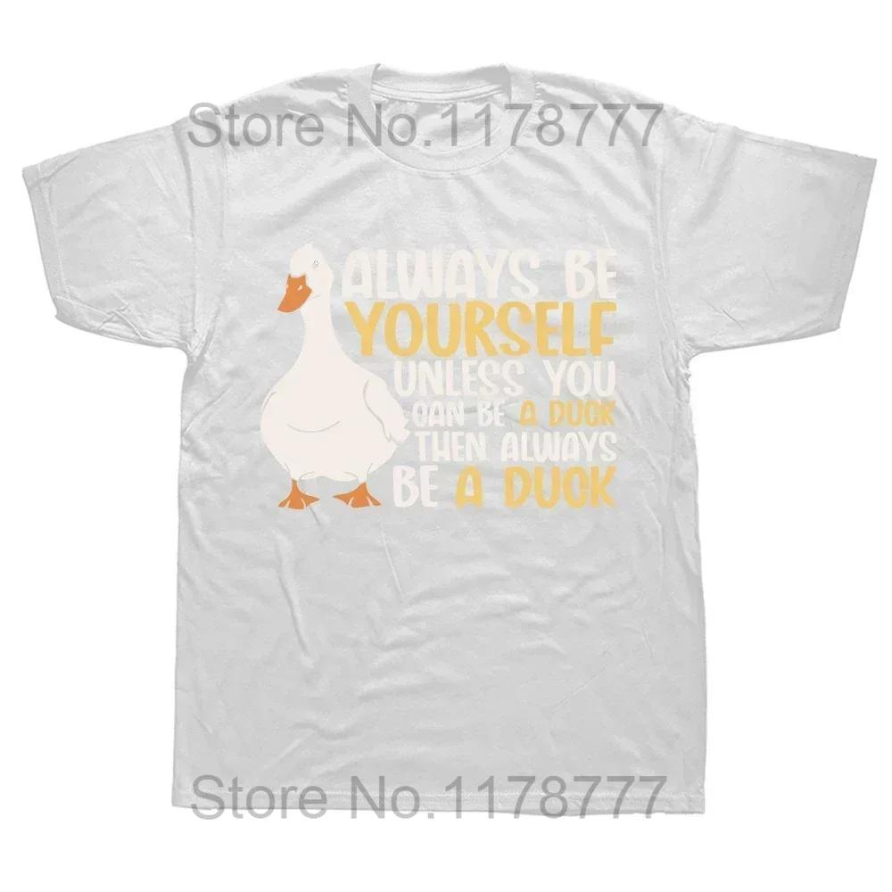 Mess With The Honk You Get The Bonk Funny Goose Print T Shirts Cartoon Unisex Clothing Short Sleeve Anime Unisex Tee Shirts