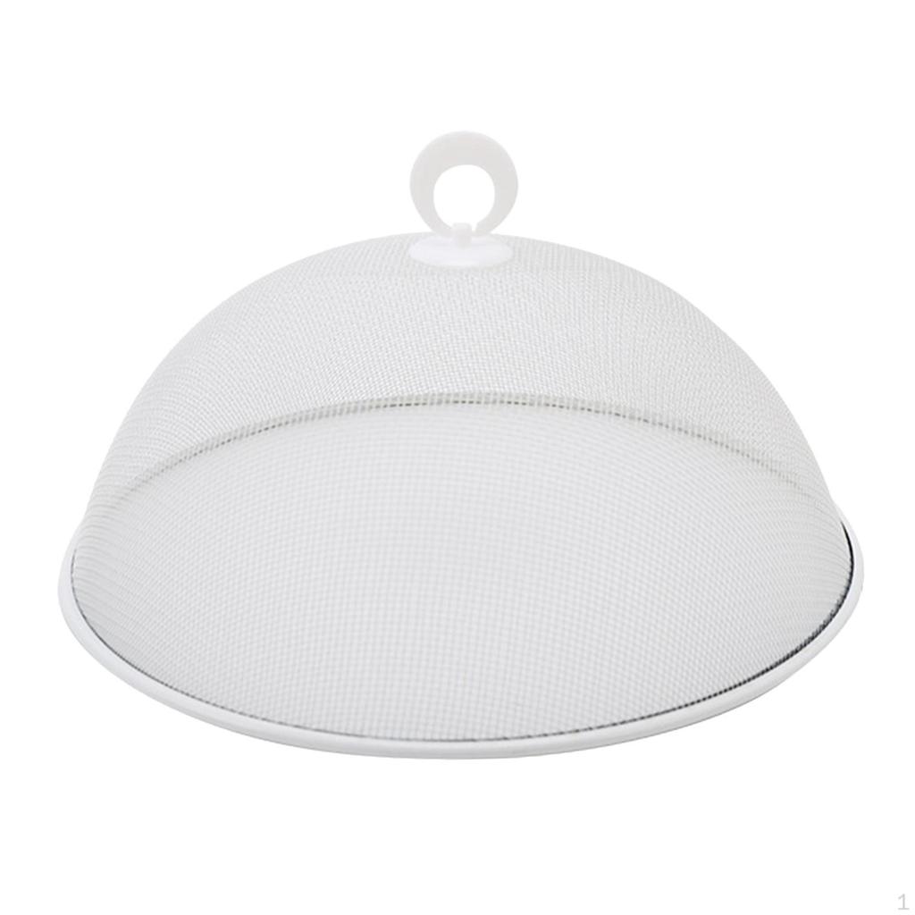11.02 Inch Reusable Metal Mesh Food Cover Multi-Purpose Picnic for Picnics, Etc.